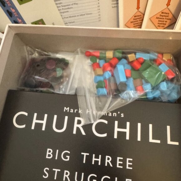 Churchill - Big Three Struggle for Peace (open, unpunched, cards sealed) GMT - Picture 9 of 14